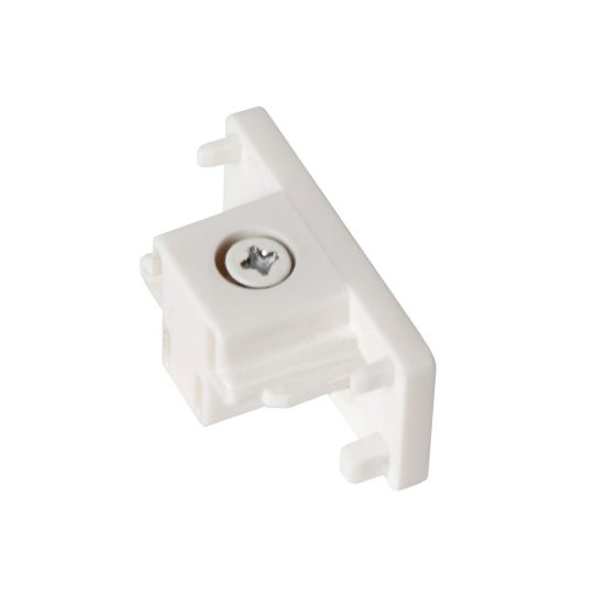 Kit binario monofase 2 m con alimentazione e connettori bianco