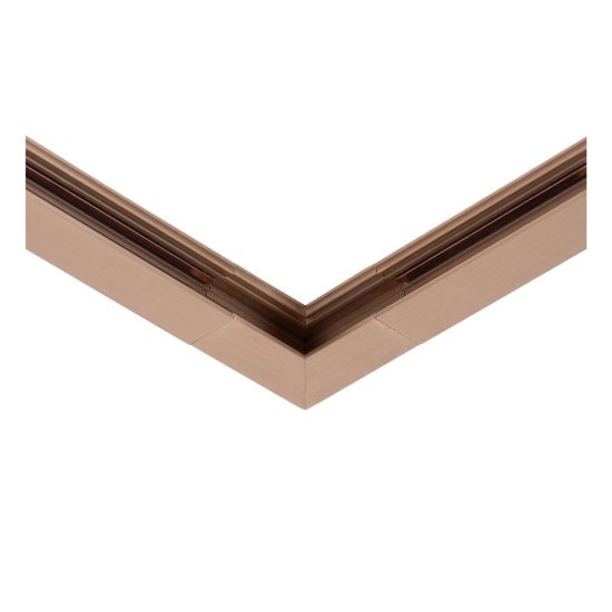 Angolo verticale soffitto parete per binario magnetico 48v champagne