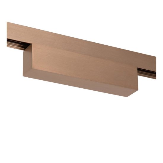 Scatola di connessione con morsettiera per binario magnetico 48v champagne