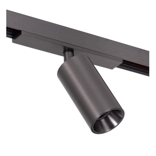 Faretto per binario magnetico cilindrico led 8w cct 2700k 4000k orientabile canna di fucile