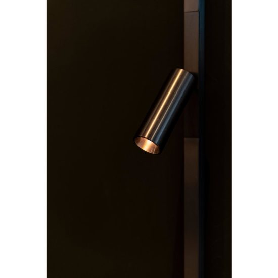 Faretto per binario magnetico cilindrico led 8w cct 2700k 4000k orientabile canna di fucile