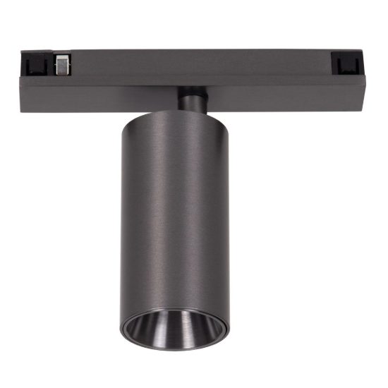 Faretto per binario magnetico cilindrico led 8w cct 2700k 4000k orientabile canna di fucile