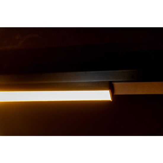 Proiettore lineare per binario magnetico diffuso led 11w cct 2700k 4000k champagne