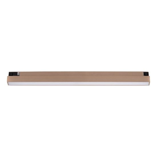 Proiettore lineare per binario magnetico diffuso led 11w cct 2700k 4000k champagne
