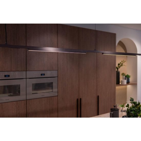 Proiettore lineare per binario magnetico diffuso led 11w cct 2700k 4000k canna di fucile