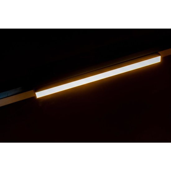 Proiettore lineare per binario magnetico diffuso led 11w cct 2700k 4000k canna di fucile