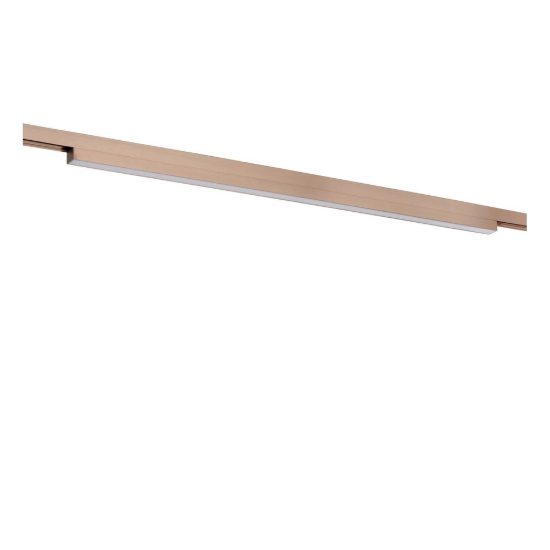 Proiettore lineare per binario magnetico diffuso led 20w cct 2700k 4000k champagne