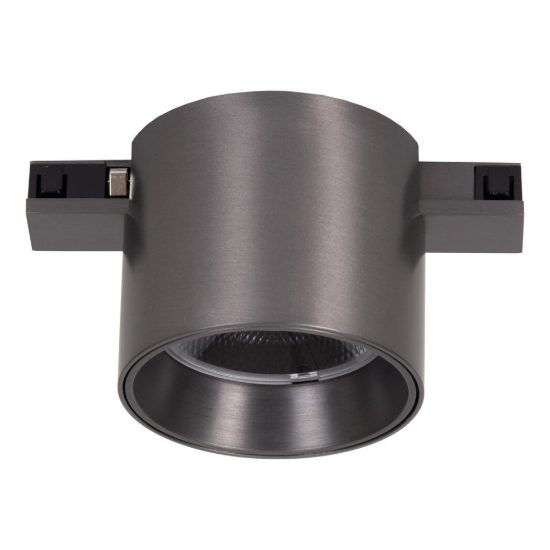 Faretto per binario magnetico a tamburo led 8w cct 2700k 4000k canna di fucile