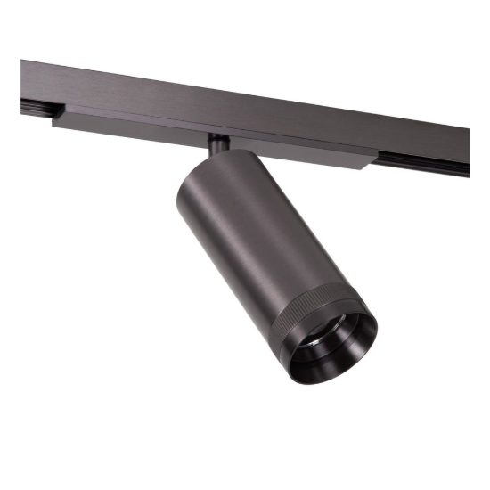 Faretto a fascio stretto per binario magnetico led 8w cct 2700k 4000k orientabile canna di fucile
