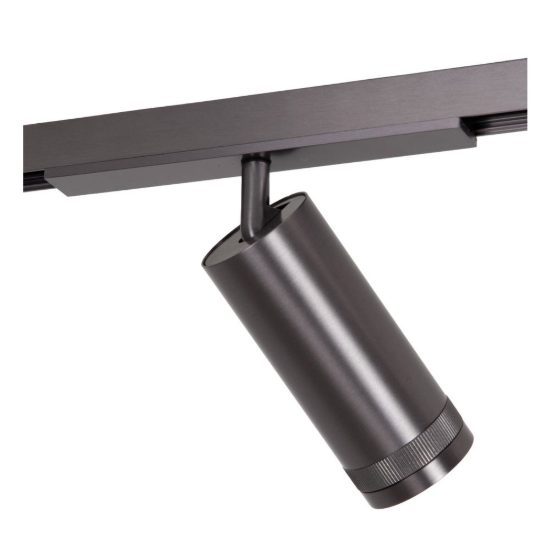 Faretto a fascio stretto per binario magnetico led 8w cct 2700k 4000k orientabile canna di fucile