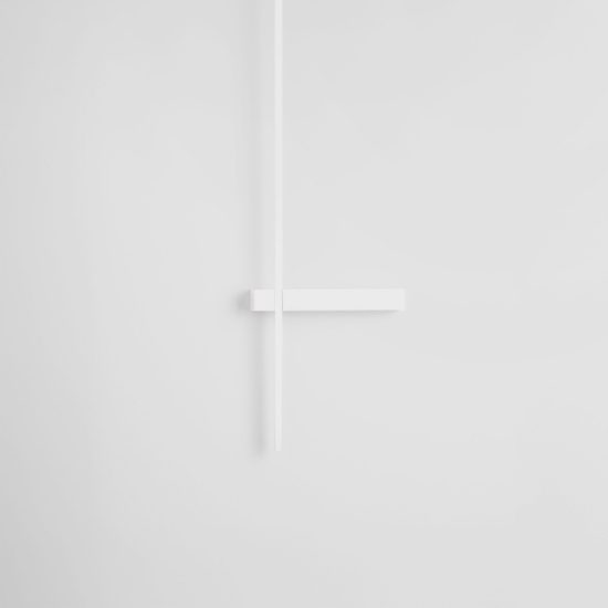 Applique da parete lineare a stelo piccola led 5w cct 2700k 3000k 4000k per soggiorno bianca