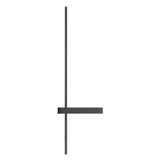 Applique da parete lineare a stelo piccola led 5w cct 2700k 3000k 4000k per soggiorno nera