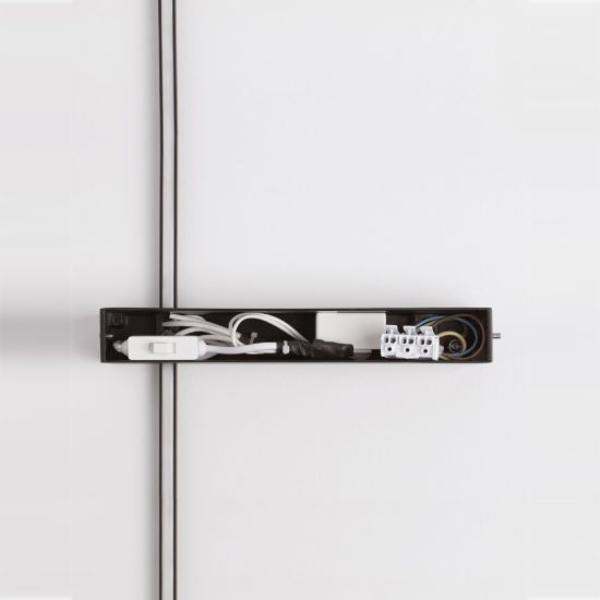 Applique da parete lineare a stelo piccola led 5w cct 2700k 3000k 4000k per soggiorno nera