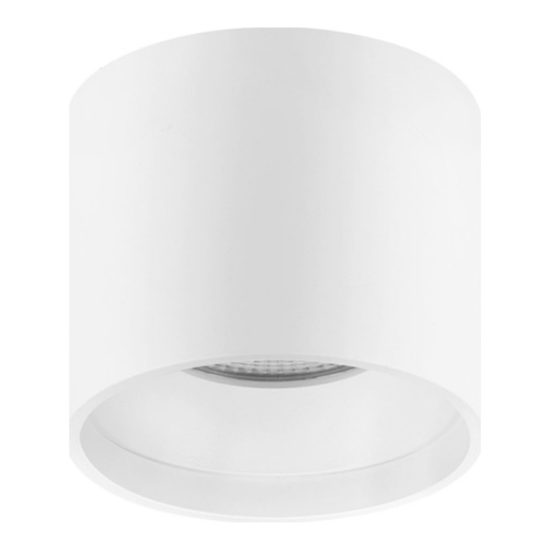Faretto da soffitto a cilindro led 16w 3000k per ingresso moderno bianco sabbiato