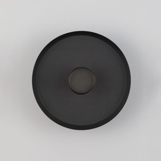 Applique da parete a disco led 6w cct 2700k 3000k 4000k per soggiorno moderna nera