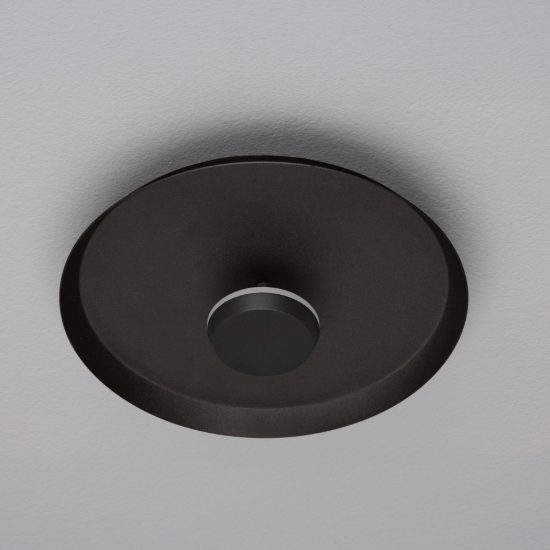 Applique da parete a disco led 6w cct 2700k 3000k 4000k per soggiorno moderna nera