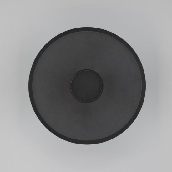 Applique da parete a disco led 14w cct 2700k 3000k 4000k per soggiorno moderna nera
