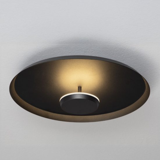 Applique da parete a disco led 14w cct 2700k 3000k 4000k per soggiorno moderna nera