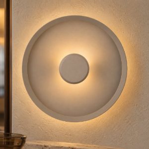 Applique da parete a disco led 6w cct 2700k 3000k 4000k per soggiorno moderna greige