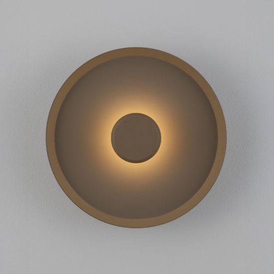 Applique da parete a disco led 6w cct 2700k 3000k 4000k per soggiorno moderna greige