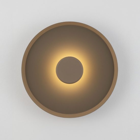 Applique da parete a disco led 14w cct 2700k 3000k 4000k per soggiorno moderna greige