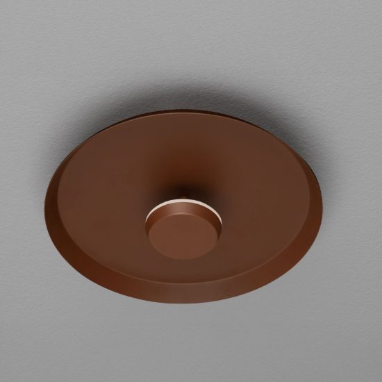 Applique da parete a disco led 6w cct 2700k 3000k 4000k per soggiorno moderna marrone scuro