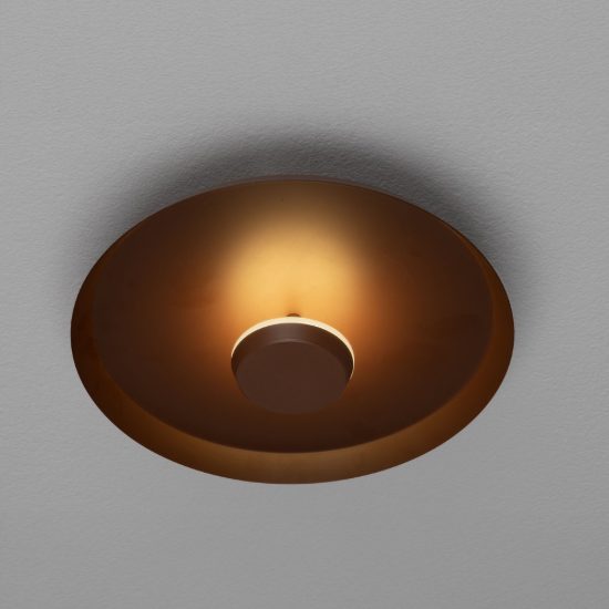 Applique da parete a disco led 6w cct 2700k 3000k 4000k per soggiorno moderna marrone scuro