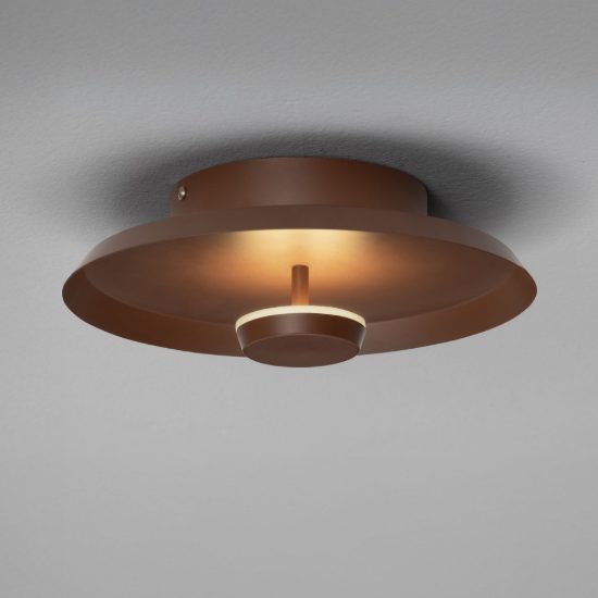 Applique da parete a disco led 6w cct 2700k 3000k 4000k per soggiorno moderna marrone scuro