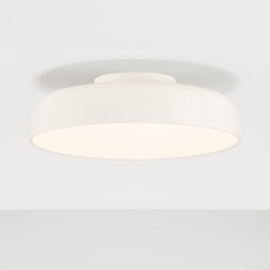 Plafoniera a cupola led 36w 2700k dimmerabile per camera da letto moderna crema