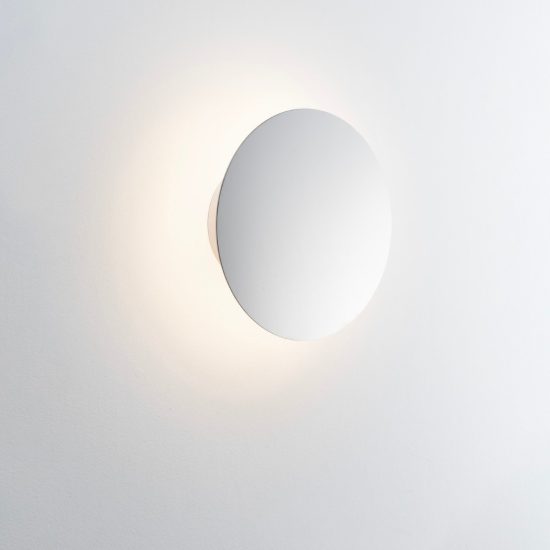 Applique da parete rotonda a specchio led 20w 3000k dimmerabile per soggiorno moderna