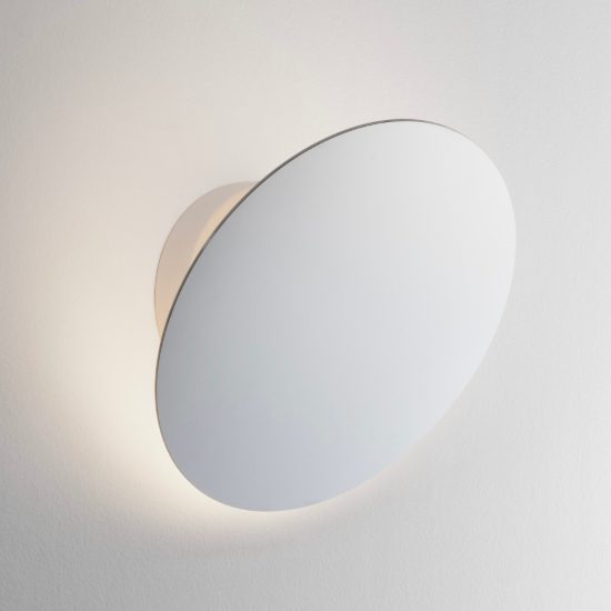 Applique da parete rotonda a specchio led 20w 3000k dimmerabile per soggiorno moderna