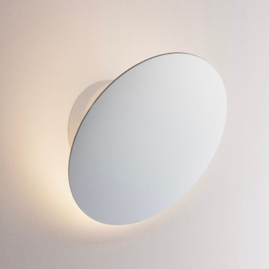 Applique da parete rotonda a specchio led 20w 2700k dimmerabile per soggiorno moderna