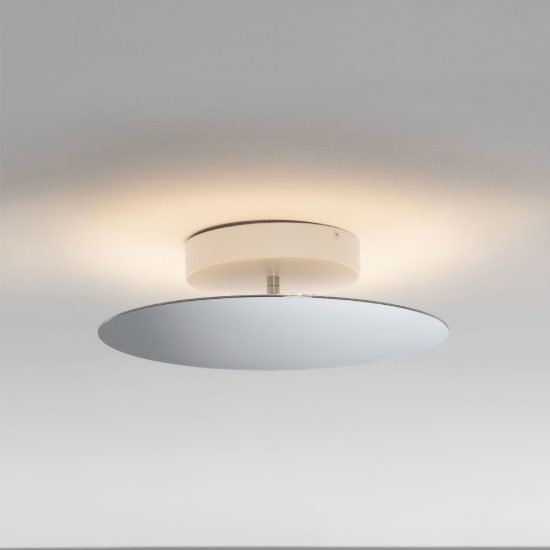 Applique da parete rotonda a specchio led 42w 3000k dimmerabile per soggiorno moderna