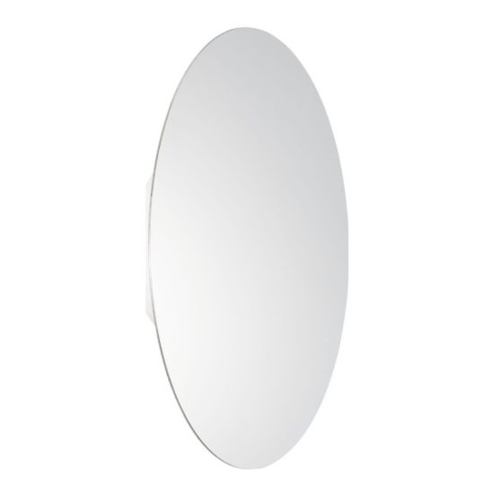 Applique da parete rotonda a specchio led 47w 2700k dimmerabile per soggiorno moderna