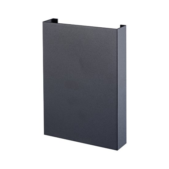 Applique da esterno moderna nera led 10w 3000k ip65