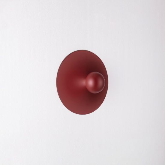 Applique da parete led 9w 3000k per soggiorno moderna rossa