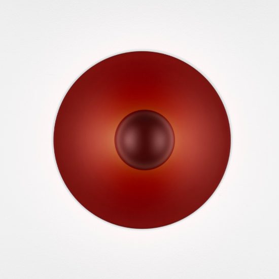 Applique da parete led 9w 3000k per soggiorno moderna rossa
