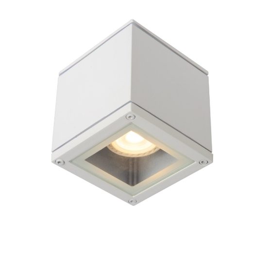 Faretto da soffitto quadrato per bagno moderno bianco ip65
