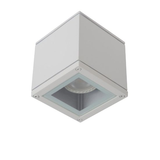 Faretto da soffitto quadrato per bagno moderno bianco ip65