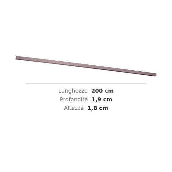 Binario magnetico 48v 2 m canna di fucile
