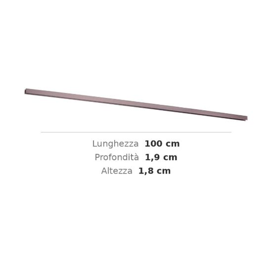 Binario magnetico 48v 1 m canna di fucile