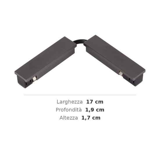 Connettore flessibile per binario magnetico 48v canna di fucile