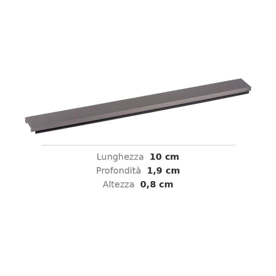 Profilo di copertura 10 cm per binario magnetico 48v canna di fucile