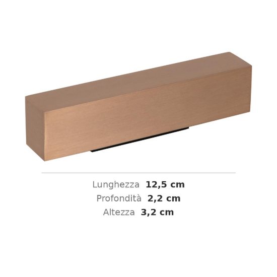 Scatola di connessione con morsettiera per binario magnetico 48v champagne
