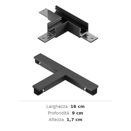 Connettore a t per binario magnetico 48v canna di fucile