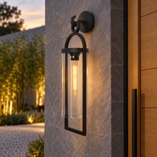 Applique per esterno ip54 lanterna antracite