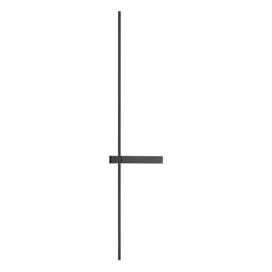 Applique da parete lineare a stelo grande led 5w cct 2700k 3000k 4000k per soggiorno nera