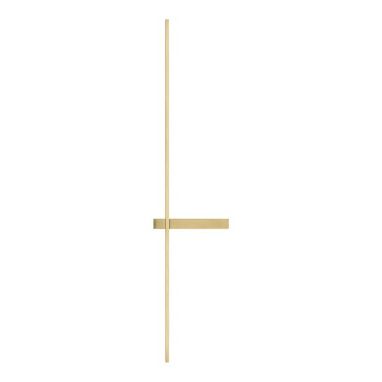 Applique da parete lineare a stelo grande led 5w cct 2700k 3000k 4000k per soggiorno oro ottone