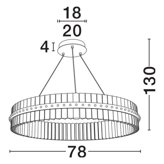Lampadario a sospensione ad anello led 56w 3500k dimmerabile per camera da letto oro platino