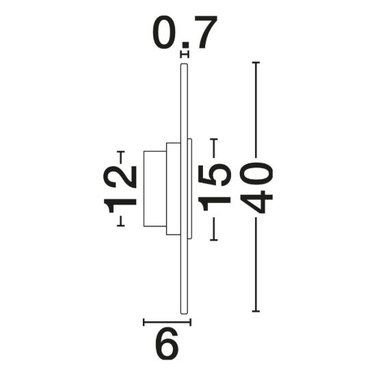 Applique da parete a disco led 10w 3000k per soggiorno alabastro artificiale e oro ottone